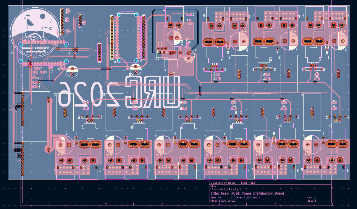 Team RoSE PCB layout